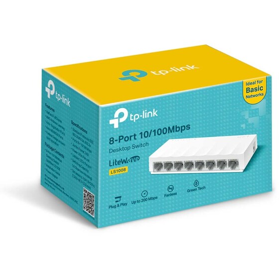 TP-Link LS1008 Network Switch Unmanaged Fast Ethernet (100 Mbps) image 4